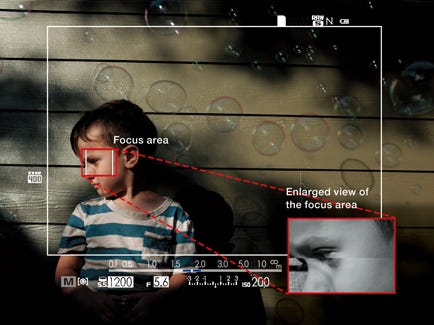 The newly-developed electronic rangefinder